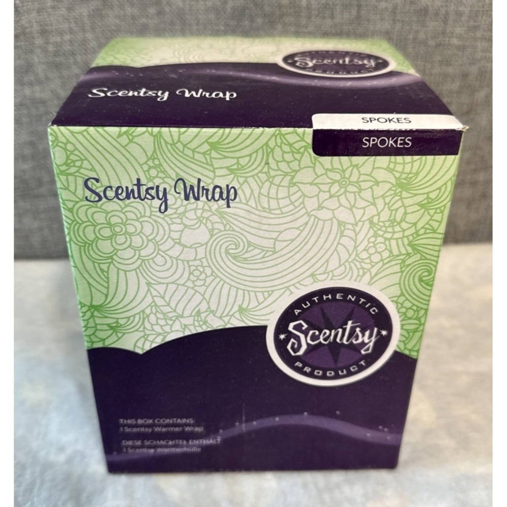 NEW Scentsy SPOKES Warmer Wrap Silhouette Retired‎ WRAP ONLY